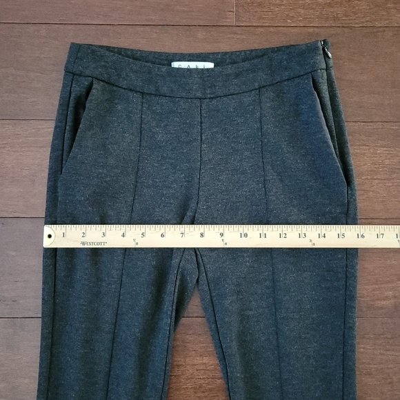 CAbi Dark Gray Aubrey Ponte Side Zip Skinny Stretch Pants #967 Women's Size 2 - Picture 10 of 12